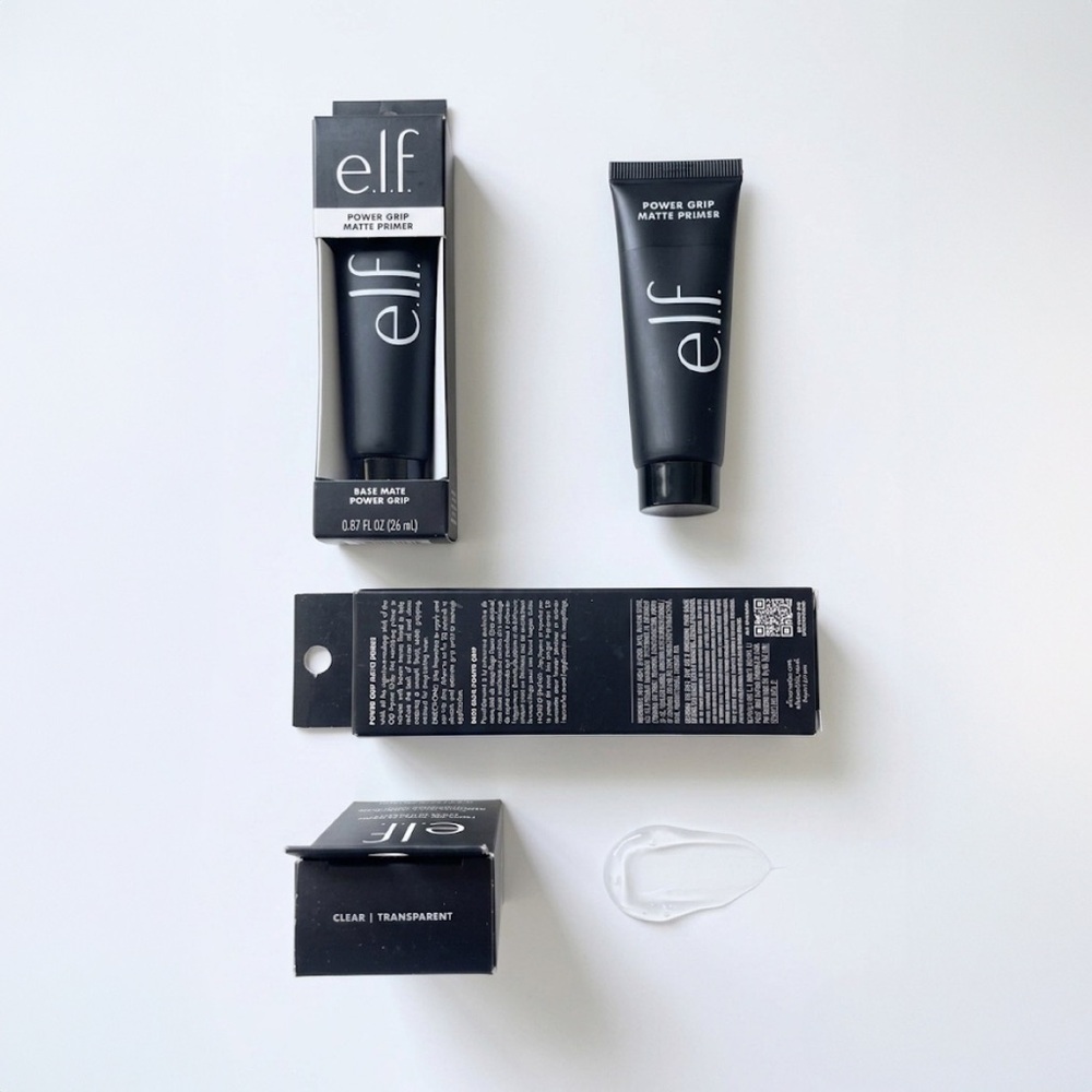 E.L.F. COSMETICS Power Grip Matte Primer Clear Long Lasting Base 26ml NIB